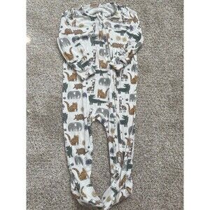 Angel Dear Bamboo Footie Pajamas Safari Animals